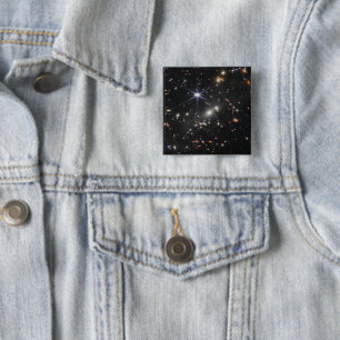 Galaxy Cluster Smacs 0723. 15 Cm Square Badge