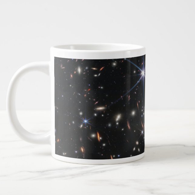 Galaxy Cluster Smacs 0723. Large Coffee Mug (Left)