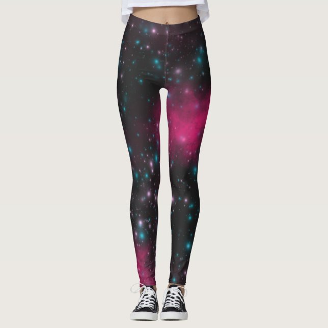 Galaxy Cosmos Star Leggings (Front)