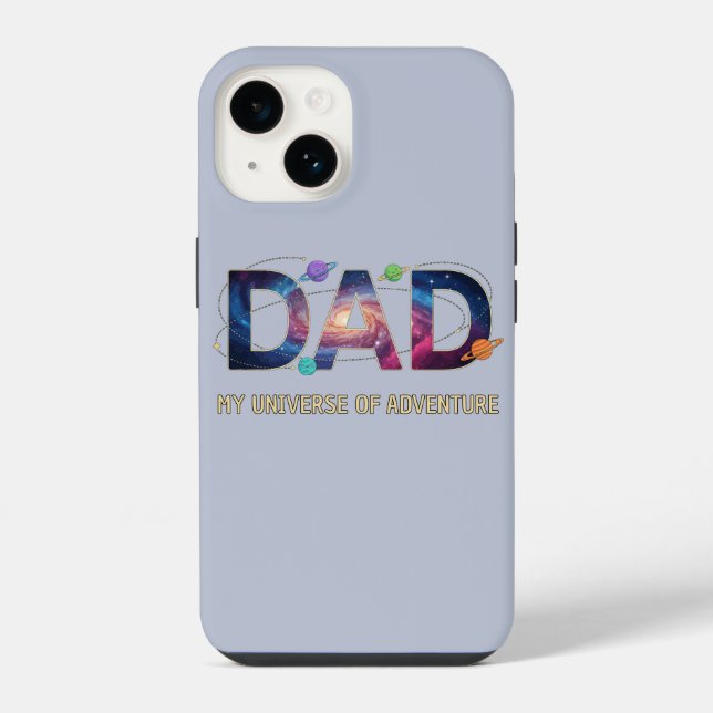Galaxy Dad Universe Adventure iPhone Case (Back)