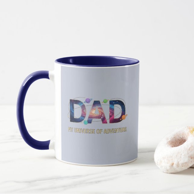 Galaxy Dad Universe Adventure Mug (With Donut)