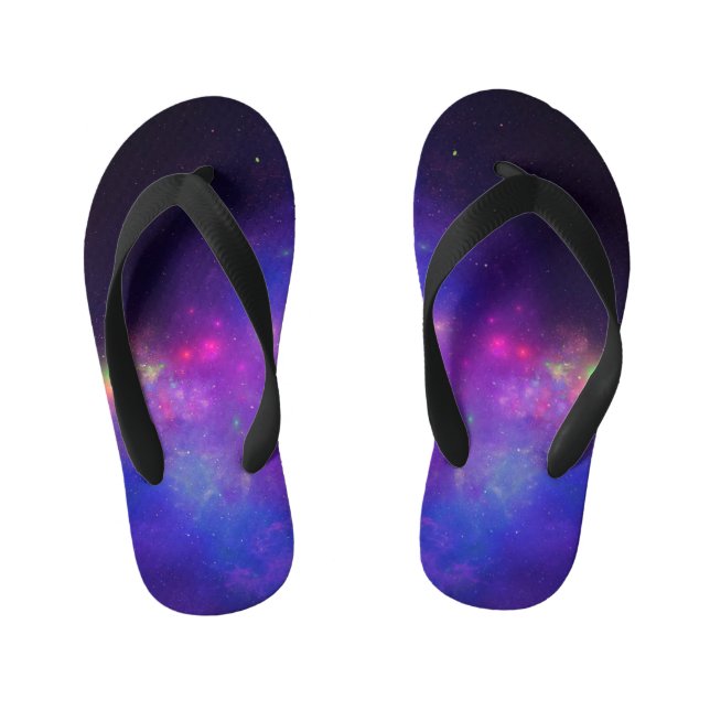 Galaxy Deep Space Kid's Flip Flops (Footbed)