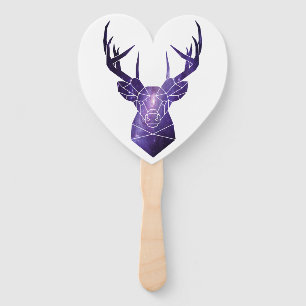 Galaxy deer        hand fan