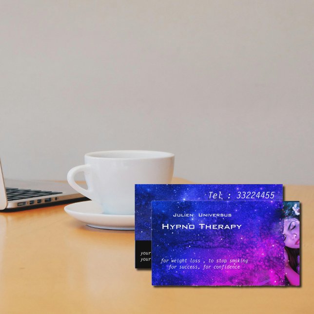 Galaxy Dream for hypnotherapists Business Card (Creator Uploaded)