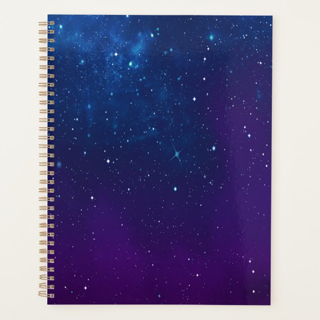 Galaxy Dream Notebook Planner (Front)