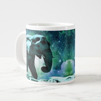 Galaxy Elephant of the Planet Pachyderm Large Coffee Mug