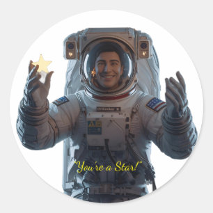 Galaxy Explorers – Out of This World Thank You Sti Classic Round Sticker