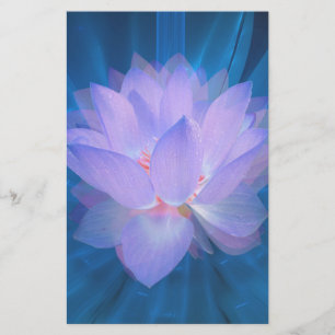 Galaxy Flower Stationery