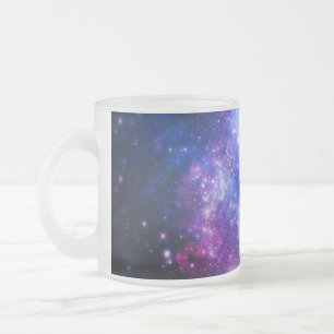 Galaxy Frosted Glass Coffee Mug