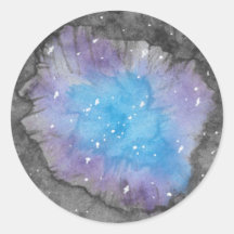 Galaxy Geode Stickers