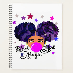 Galaxy Girl,Afro Girl,Black Girl,Melanin Planner