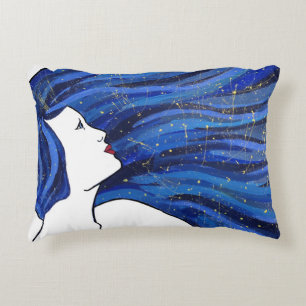 Galaxy Girl pillow