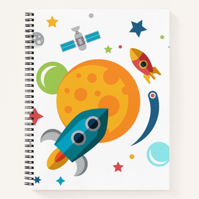 Galaxy Glimpses  Notebook (Front)