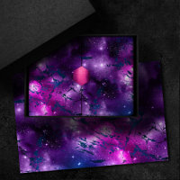 Galaxy Glow | Cosmic Blue Purple and Pink Marble