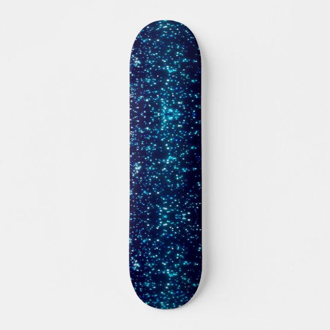 Galaxy Glow In The Dark Element Pro Park Board Skateboard (Front)