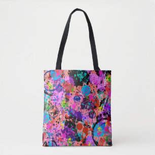 Galaxy Graffiti Tote Bag
