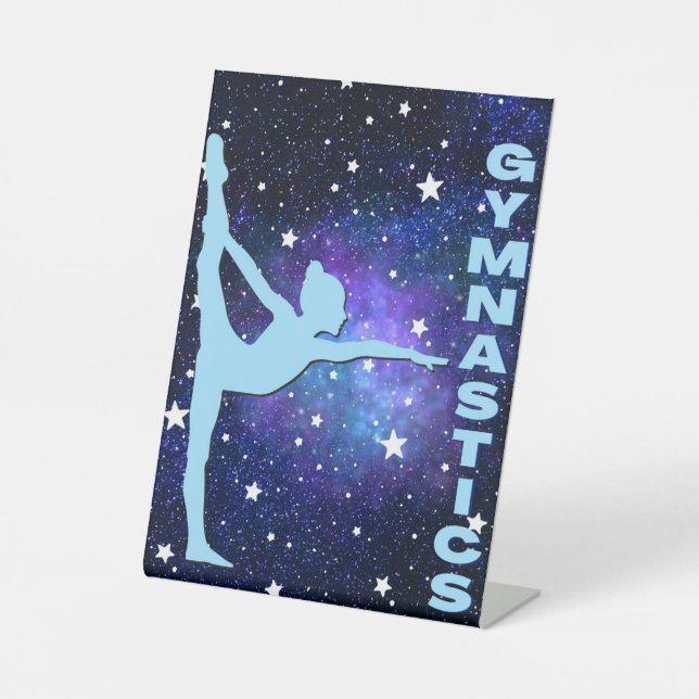 Galaxy Gymnastics   Pedestal Sign (Front)
