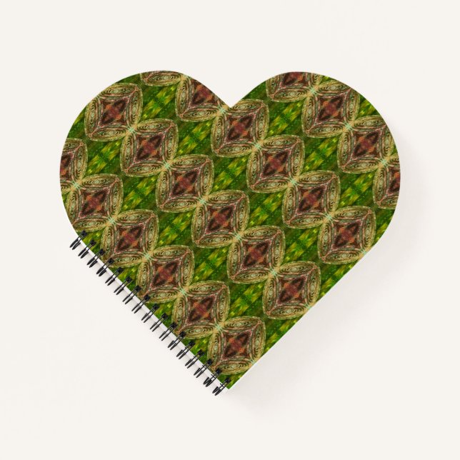 Galaxy Heart Shape Notebook (Front)