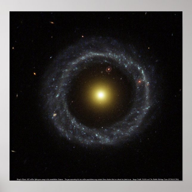 Galaxy Hoag's Object Poster (Front)