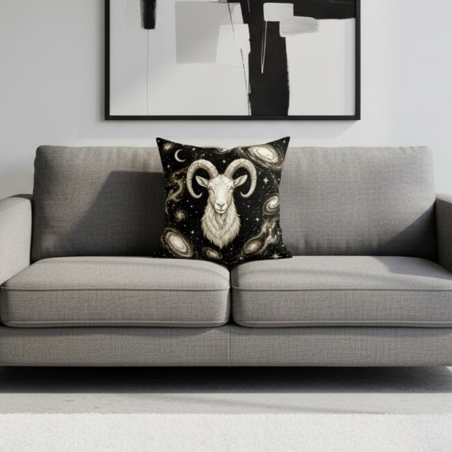 Galaxy Home Decor Capricorn Zodiac Celestial Cushion (Creator Uploaded)