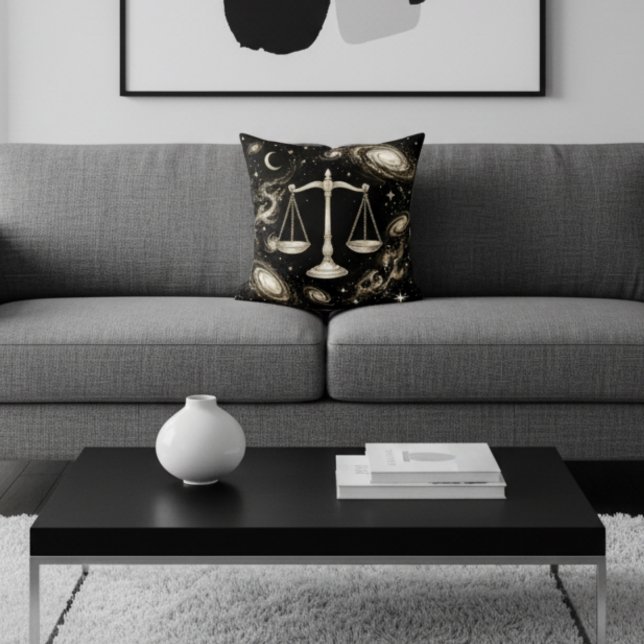 Galaxy Home Decor Libra Zodiac Celestial Cushion (Creator Uploaded)