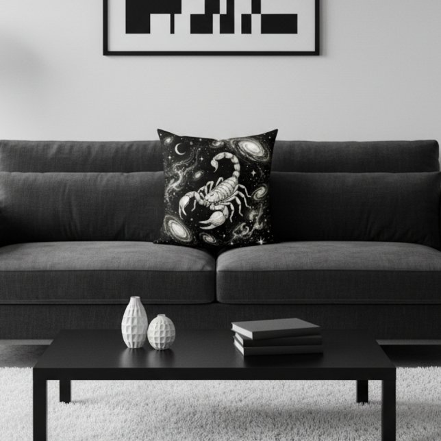 Galaxy Home Decor Scorpio Zodiac Celestial Cushion (Creator Uploaded)