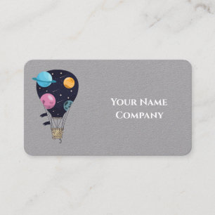 Galaxy Hot Air Balloon Business Card