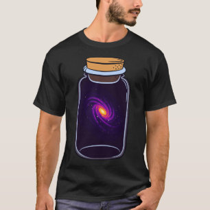 Galaxy in a Jar Universe Glas Space Lovers T-Shirt