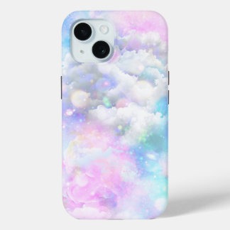 Galaxy in the Clouds iPhone 15 Case