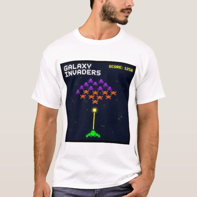 Galaxy Invaders T-Shirt (Front)