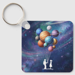 Galaxy Key Ring