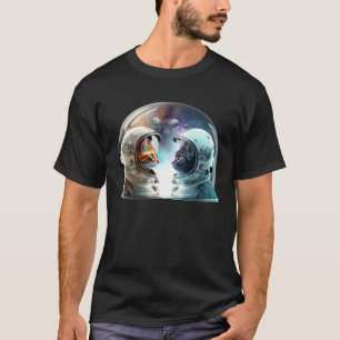 Galaxy Kitten Cosmic Cat Space Astrocat T-Shirt