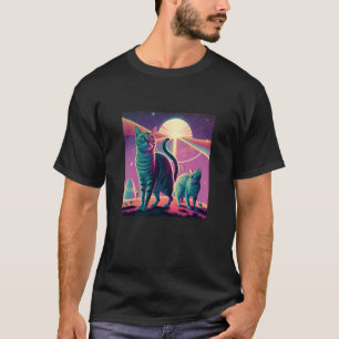 Galaxy Kittens Cat UFO Cat In Space 3 T-Shirt