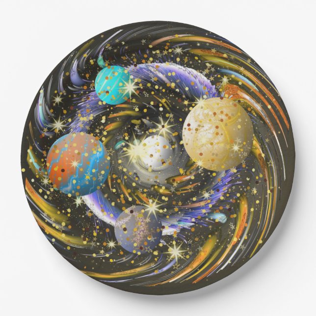 Galaxy Kovarellah  Paper Plate (Front)