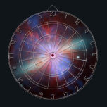 Galaxy M82 Hubble NASA Dartboard<br><div class="desc">This red, turquoise, purple and blue image of the galaxy M82 – also known as NGC 3034 – is a colourful composite created from data from the Hubble Space Telescope, the Chandra X-Ray Observatory and the Spitzer Space Telescope. Image Credit: NASA, ESA, CXC, and JPL-Caltech You can personalise the design...</div>