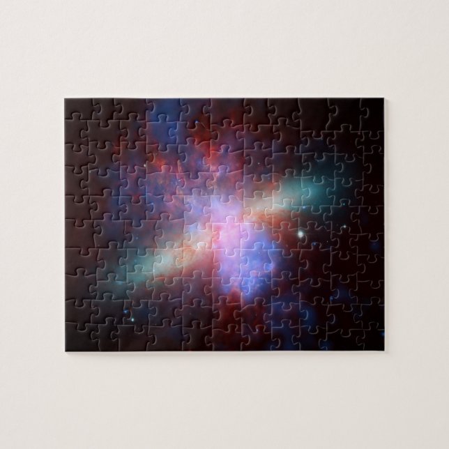 Galaxy M82 Hubble NASA Jigsaw Puzzle (Horizontal)