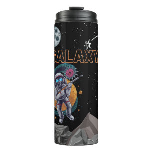 Galaxy Monkey with a gun out of space , galaxy Thermal Tumbler
