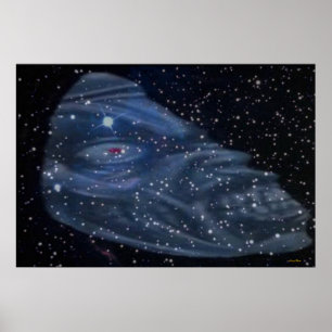 Galaxy Monster Poster