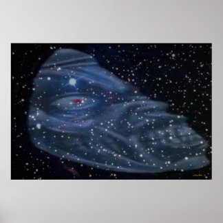 Galaxy Monster Poster