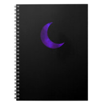 Galaxy Moon Notebook