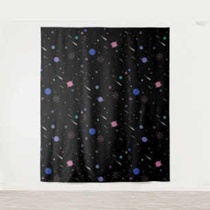 Galaxy Moon stars ,Night Sky, Astronomy Tapestry