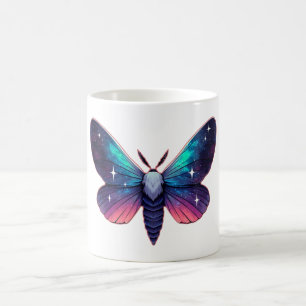 Galaxy Moth - Cosmic Space Themed Fantasy Coffee Mug