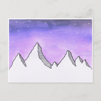Galaxy Mountain Postcard