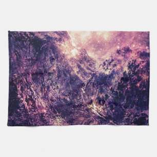Galaxy Mountains Tea Towel
