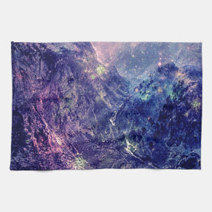 Galaxy Mountains Tea Towel
