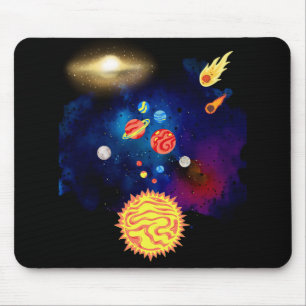 Galaxy mouse pad