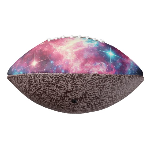 Galaxy Nebula Football – Cosmic Sports Gear American Football (Rotated 270)