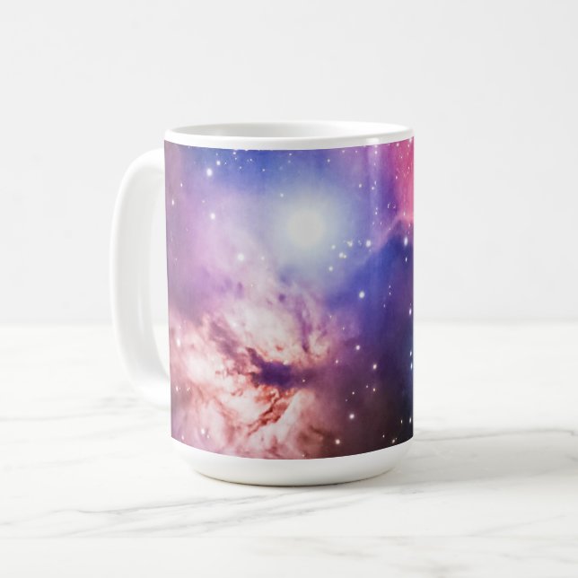 Galaxy Nebula Mug | Cosmic Space Coffee Cup (Front Left)