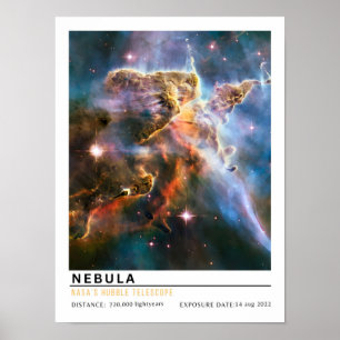 Galaxy Nebula Space Education Poster