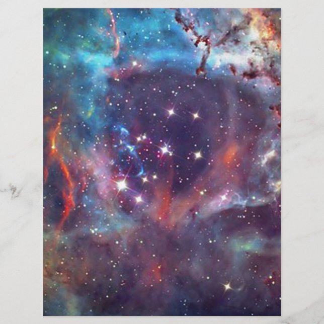 Galaxy Nebula space image. (Front)
